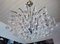 Crystal and Chrome Chandelier, 1970s, Image 1