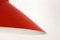 Lampada da tavolo asimmetrica nera e rossa di Josef Hurka per Napako, anni '60, Immagine 7