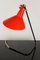 Black & Red Asymmetrical Table Lamp by Josef Hurka for Napako, 1960s 18