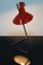Black & Red Asymmetrical Table Lamp by Josef Hurka for Napako, 1960s, Image 12
