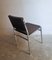 Chaise d'Appoint en Chrome et Tissu, 1980s 4