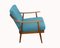 Cherry Wood Armchair from Knoll Antimott, 1950s 11