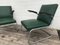 Tubular Steel Lounge Chairs and Stools from Drabert, 1940s, Set of 4 9