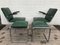 Tubular Steel Lounge Chairs and Stools from Drabert, 1940s, Set of 4 1