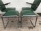Tubular Steel Lounge Chairs and Stools from Drabert, 1940s, Set of 4 3