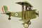 Tin Model WWI Royal Air Force Biplane, 1920s 12