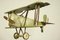 Tin Model WWI Royal Air Force Biplane, 1920s 4