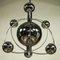 Large Space Age Chrome Sputnik Pendant Lamp, 1950s, Image 3
