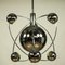Große verchromte Space Age Sputnik Hängelampe, 1950er 5