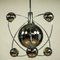 Large Space Age Chrome Sputnik Pendant Lamp, 1950s 5