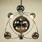 Large Space Age Chrome Sputnik Pendant Lamp, 1950s 4