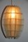 French Beige Resin Pendant Lamp, 1960s, Image 5