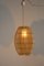 French Beige Resin Pendant Lamp, 1960s, Image 1