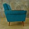 Turquoise Armchairs, 1950s, Set of 2 15