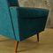 Fauteuils Turquoise, années 50, Set de 2 11