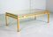 Mid-Century French Brass and Brushed Aluminum Coffee Table by Pierre Vandel, 1970s 11