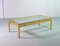 Mid-Century French Brass and Brushed Aluminum Coffee Table by Pierre Vandel, 1970s 8