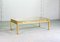 Mid-Century French Brass and Brushed Aluminum Coffee Table by Pierre Vandel, 1970s 3