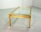 Mid-Century French Brass and Brushed Aluminum Coffee Table by Pierre Vandel, 1970s 6