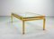 Mid-Century French Brass and Brushed Aluminum Coffee Table by Pierre Vandel, 1970s 7