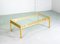 Mid-Century French Brass and Brushed Aluminum Coffee Table by Pierre Vandel, 1970s 2
