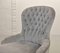 French Grayish Blue Velvet French Club Chairs, 1950s, Set of 2, Image 12