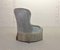 French Grayish Blue Velvet French Club Chairs, 1950s, Set of 2, Image 8