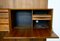 Large Mid-Century Danish Chestnut Wall Unit by Poul Cadovius for Cado, 1960s 10