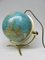 Mid-Century Glass and Brass Globe from Columbus Verlag Paul Oestergaard KG 5