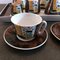 Italian Coffee Set from Alfa Ceramiche, 1950s, Set of 10 12