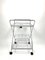 Chrome Plated Trolley with Acrylic Glass Tray, 1970s 5