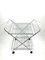 Chrome Plated Trolley with Acrylic Glass Tray, 1970s, Image 6