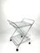 Chrome Plated Trolley with Acrylic Glass Tray, 1970s, Image 1
