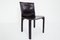 Model CAB 412 Black Leather Side Chairs by Mario Bellini for Cassina, 1977, Set of 6 4
