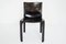 Model CAB 412 Black Leather Side Chairs by Mario Bellini for Cassina, 1977, Set of 6 1