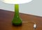 Scandinavian Opaline Glass Table Lamp, 1960s 4