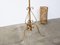Coat Stand, Umbrella Rack, and Wall Sculpture, 1960s, Set of 3 4