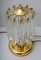 Italienische Modell Quadriedri Tischlampen aus Muranoglas, 1970er, 2er Set 6