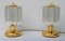 Lámparas de mesa modelo Quadriedri italianas de cristal de Murano, años 70. Juego de 2, Imagen 3