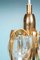 Vintage Deckenlampe aus Kristallglas von Gaetano Sciolari für Palwa, 1950er 3