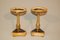 Art Deco Bronze and Marble Cups, 1920s, Set of 2 1
