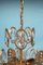 Lámpara de araña Mid-Century de latón y cristal al estilo de Gaetano Sciolari para Palwa, Imagen 5