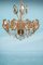 Mid-Century Brass and Crystal Chandelier in the style of Gaetano Sciolari for Palwa 2