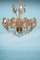 Mid-Century Brass and Crystal Chandelier in the style of Gaetano Sciolari for Palwa, Image 2