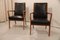 Scandinavian Leather Side Chairs, 1960s, Set of 2 7