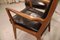 Scandinavian Leather Side Chairs, 1960s, Set of 2 3