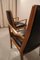 Scandinavian Leather Side Chairs, 1960s, Set of 2, Image 2