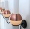Opaline and Copper Aluminum Lucifer Sconce from Raak, 1960s 7