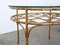 Juego de mesa y sillas auxiliares de bambú, años 70, Imagen 4
