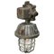 Mid-Century Industrial Cast Aluminum and Clear Glass Ceiling Lamp, Image 2